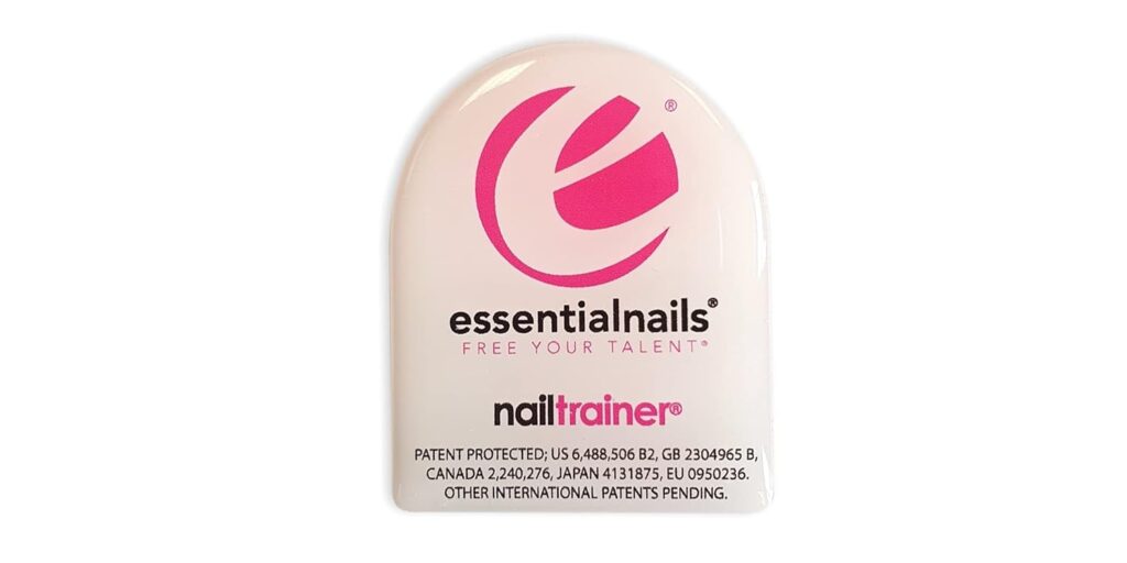 Essential Nails Nail Trainer® Practice Hand INCLUDES 6 Hour On-Line Competition Level Nail Art Tuition By A Champion Nail Artist, Nail Extensions, Nail Art Manicure Training Hand 100 Practice Nails