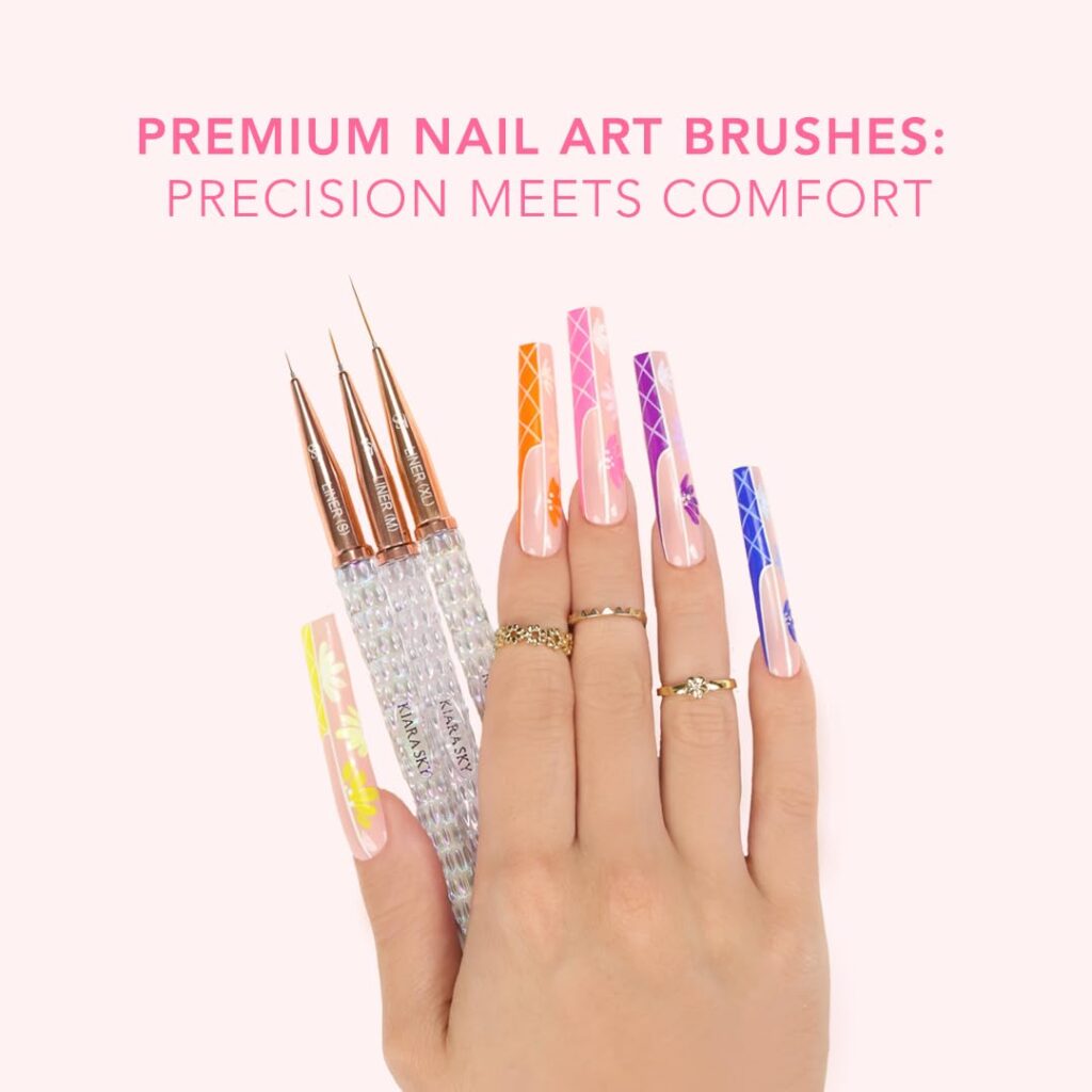 Kiara Sky Professional Nails *NEW* Gel Nail Art Brush Collection (Brush Collection)