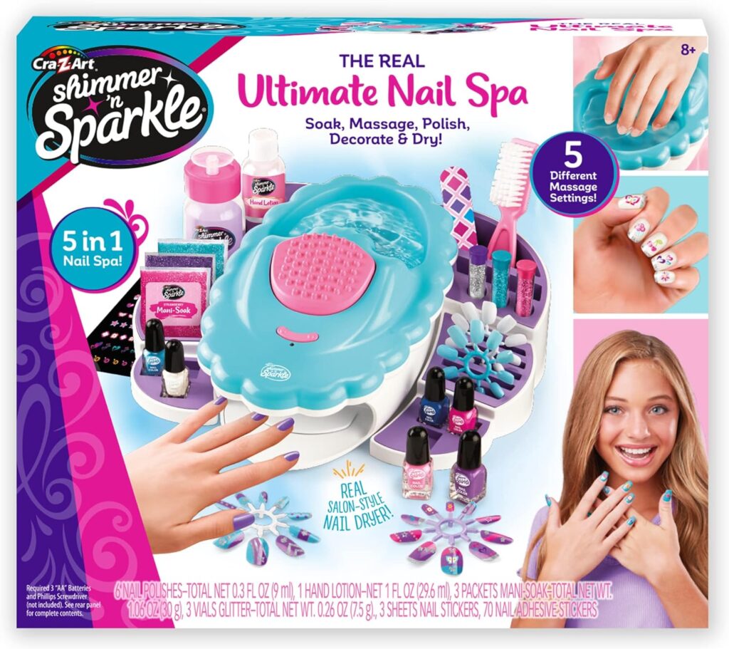 Shimmer 'N Sparkle Nail Spa Review - Girls Styles